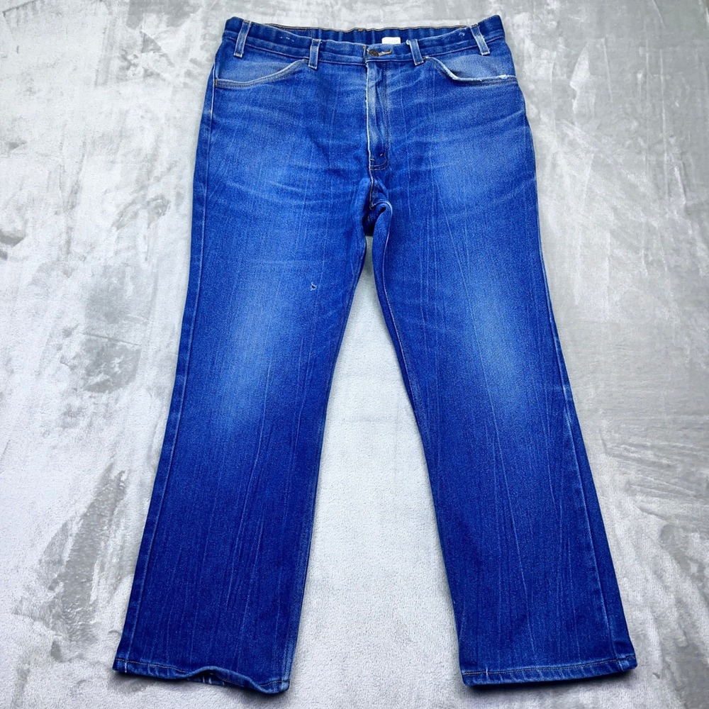 VTG Levi's 852 Orange Tab Blue Denim Jeans Mens Sz 38‎ Fits 36" Western Y2K 00'